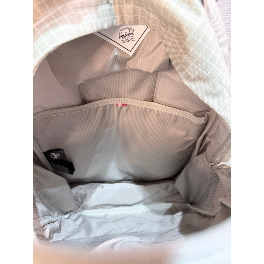 HERSCHEL SUPPLY CO. Pop Quiz Backpack 25L Grid London Fog Laptop Bag NWT - Picture 6 of 9